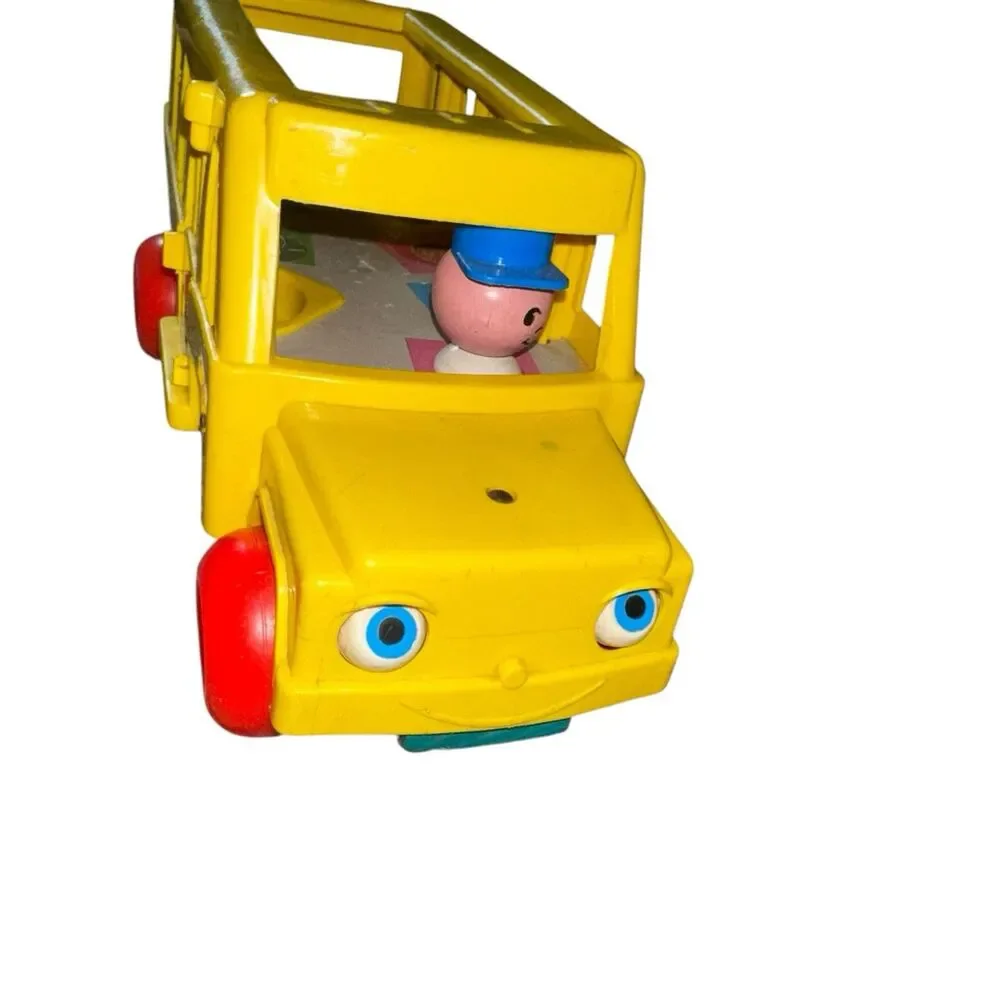 Vintage 1965 Fisher‎ Price School Bus #192 No Figures